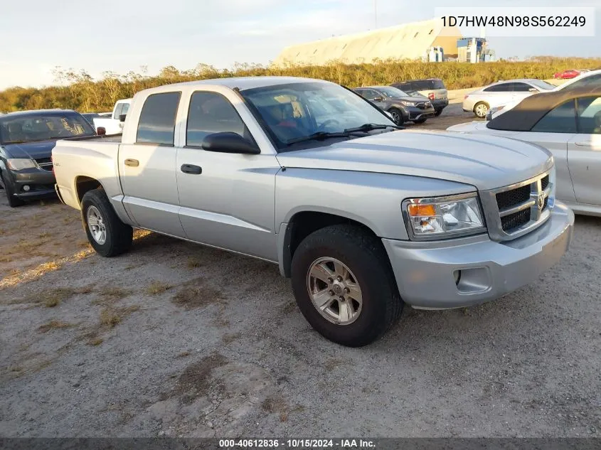 2008 Dodge Dakota Slt VIN: 1D7HW48N98S562249 Lot: 40612836