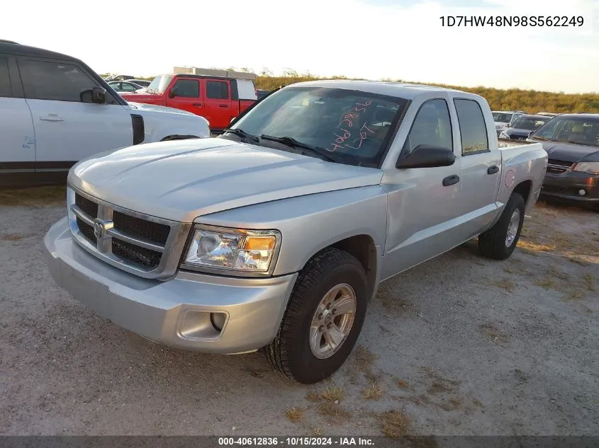 2008 Dodge Dakota Slt VIN: 1D7HW48N98S562249 Lot: 40612836