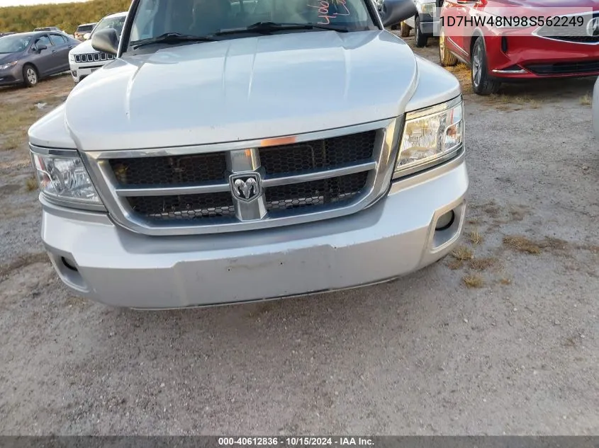 2008 Dodge Dakota Slt VIN: 1D7HW48N98S562249 Lot: 40612836