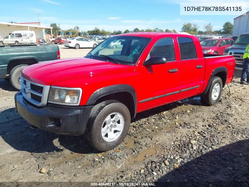 1D7HE78K78S541135 2008 Dodge Dakota Trx