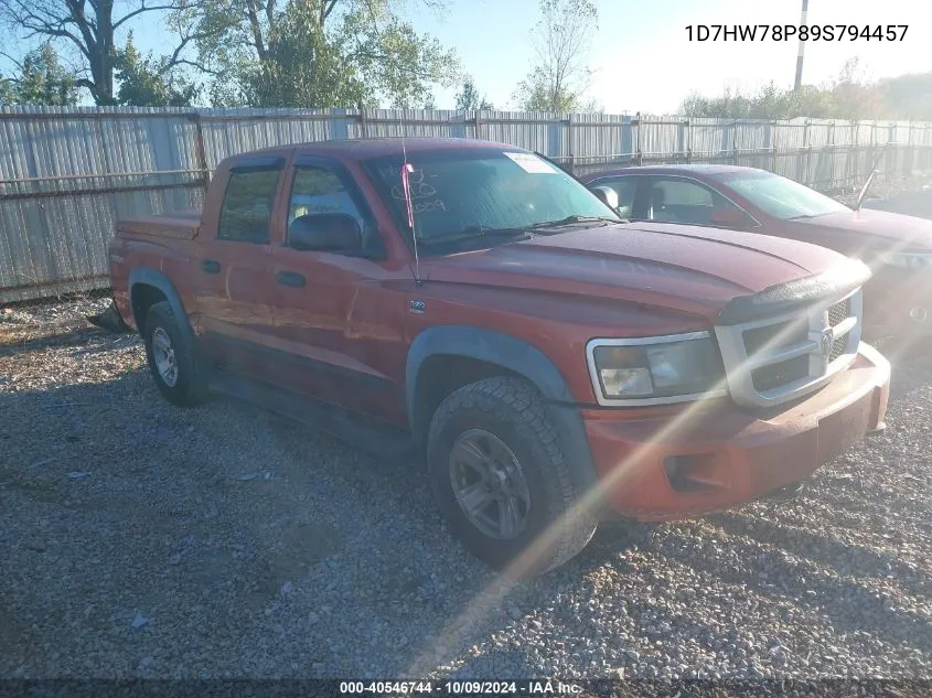 2009 Dodge Dakota Trx VIN: 1D7HW78P89S794457 Lot: 40546744