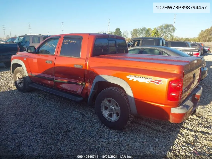 2009 Dodge Dakota Trx VIN: 1D7HW78P89S794457 Lot: 40546744