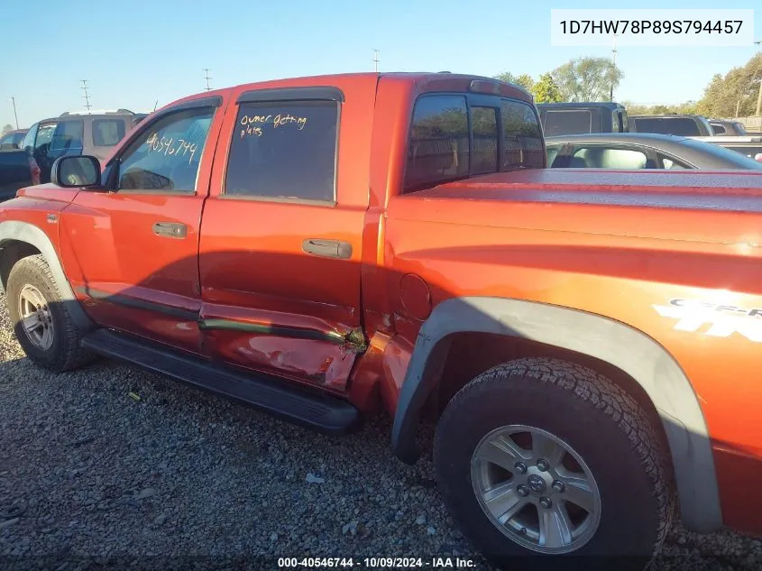 2009 Dodge Dakota Trx VIN: 1D7HW78P89S794457 Lot: 40546744