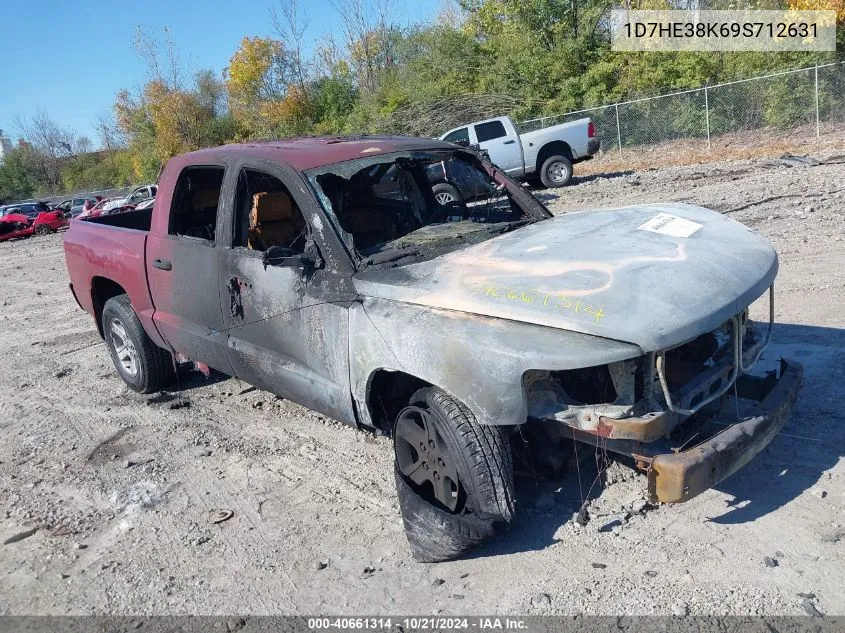 2009 Dodge Dakota Bighorn/Lonestar VIN: 1D7HE38K69S712631 Lot: 40661314