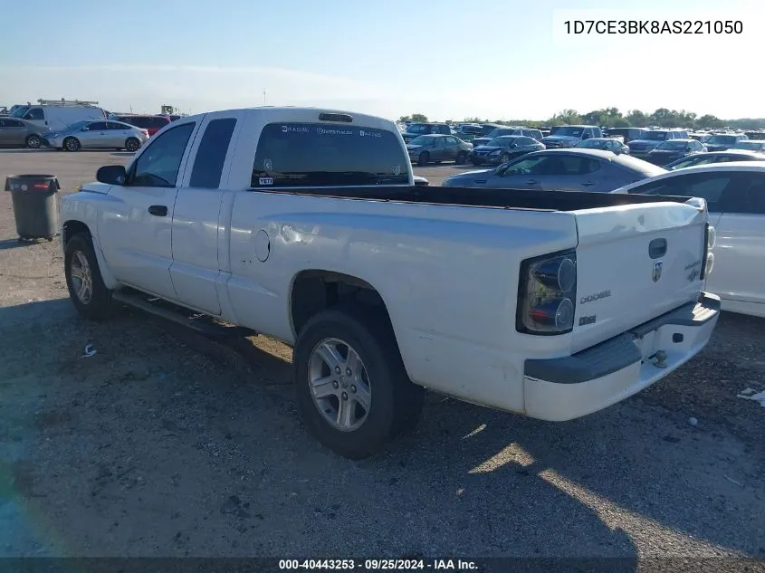 2010 Dodge Dakota Bighorn/Lonestar VIN: 1D7CE3BK8AS221050 Lot: 40443253