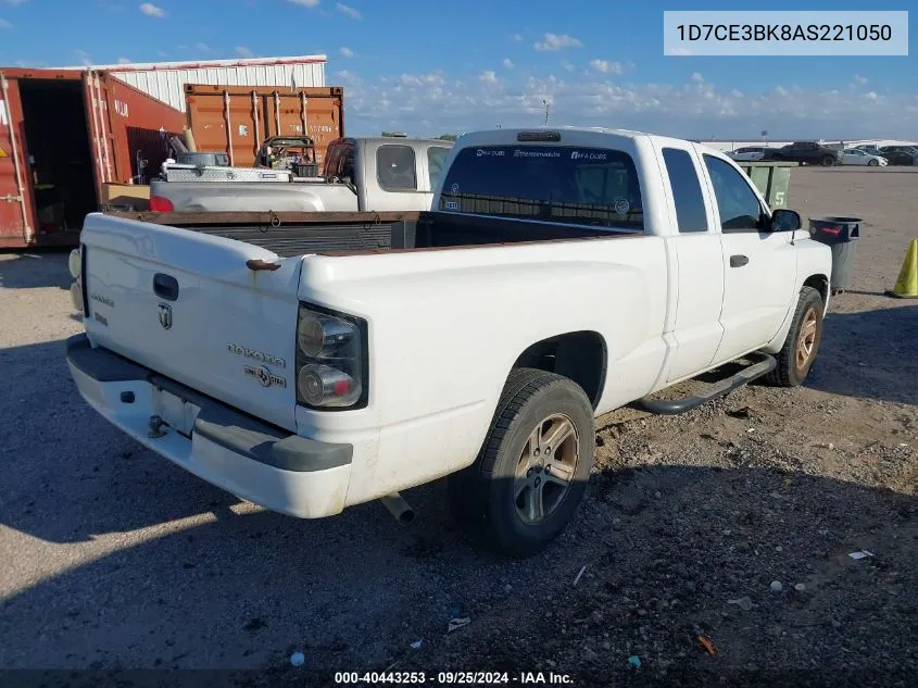 2010 Dodge Dakota Bighorn/Lonestar VIN: 1D7CE3BK8AS221050 Lot: 40443253