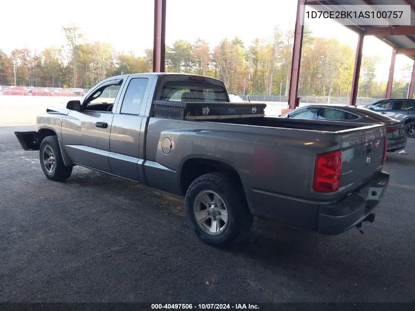 2010 Dodge Dakota St VIN: 1D7CE2BK1AS100757 Lot: 40497506