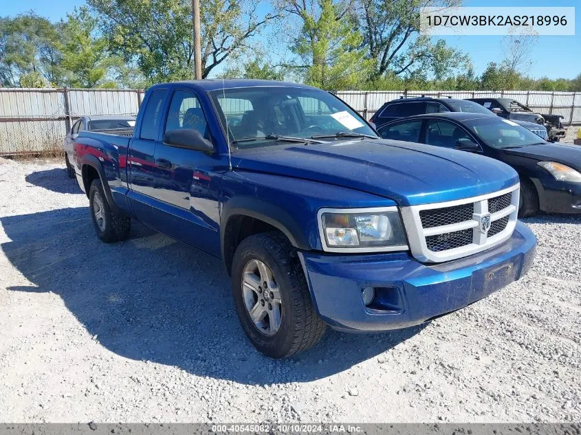 2010 Dodge Dakota Bighorn/Lonestar VIN: 1D7CW3BK2AS218996 Lot: 40545082