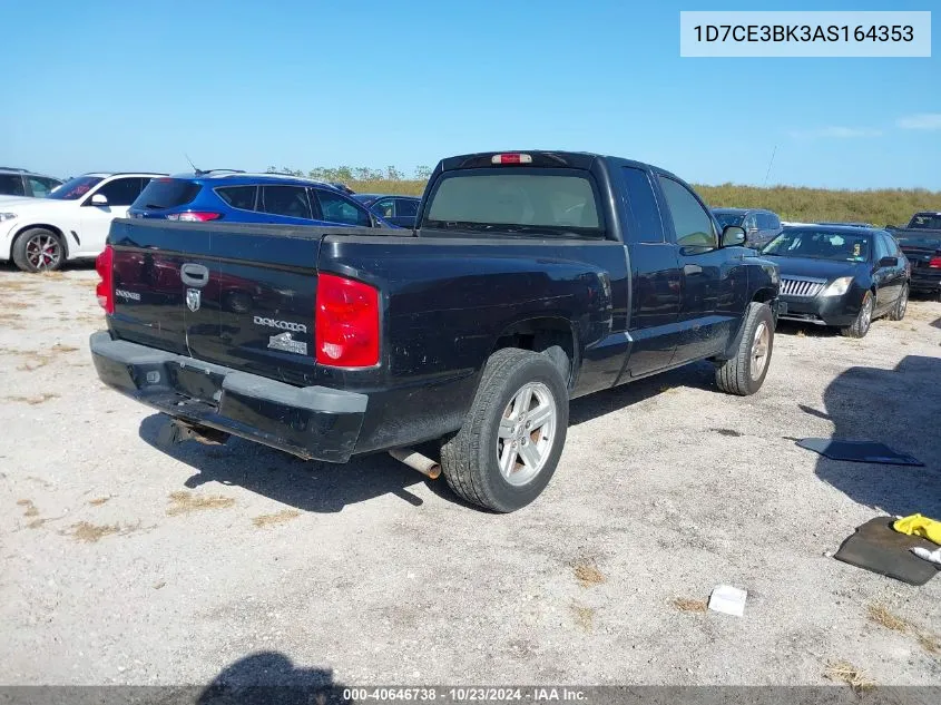 2010 Dodge Dakota Bighorn/Lonestar VIN: 1D7CE3BK3AS164353 Lot: 40646738