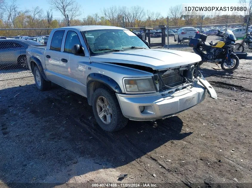 2010 Dodge Dakota Bighorn/Lonestar VIN: 1D7CW3GPXAS159880 Lot: 40747486