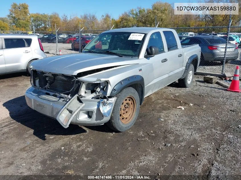 2010 Dodge Dakota Bighorn/Lonestar VIN: 1D7CW3GPXAS159880 Lot: 40747486