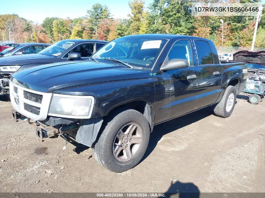 2011 Dodge Dakota Slt VIN: 1D7RW3GK1BS606466 Lot: 40529380