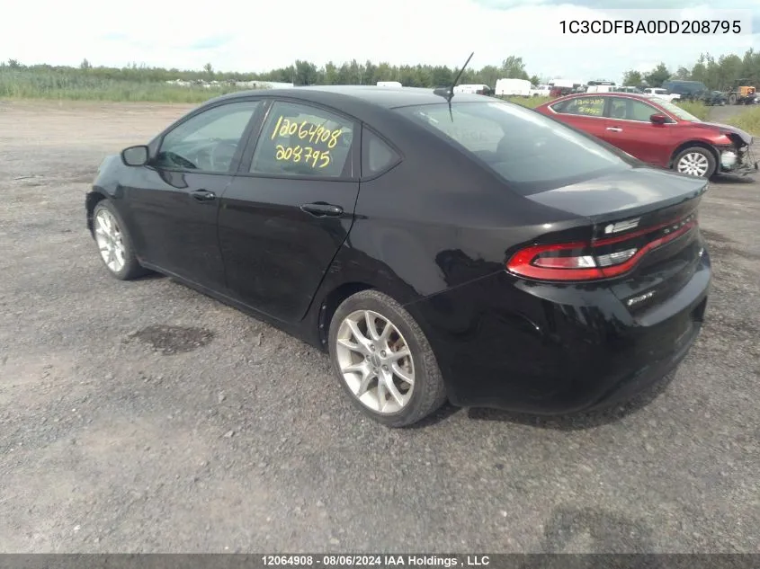 1C3CDFBA0DD208795 2013 Dodge Dart Sxt/Rallye