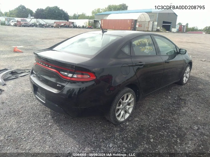 1C3CDFBA0DD208795 2013 Dodge Dart Sxt/Rallye