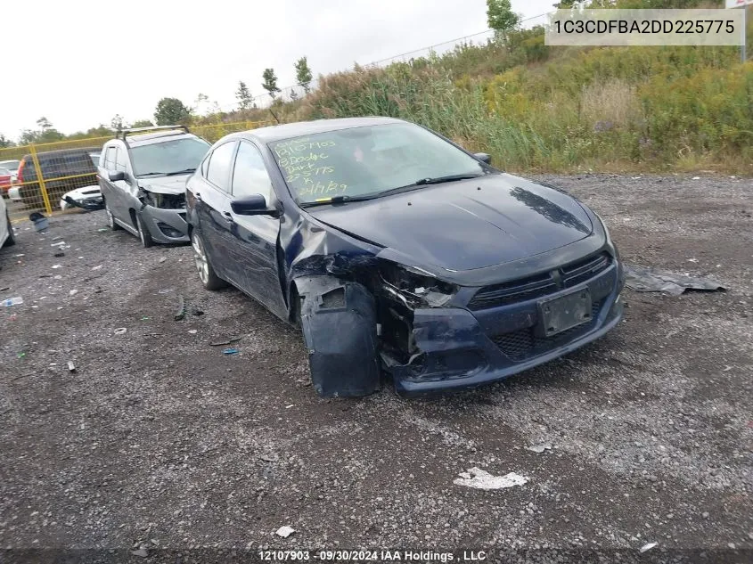 2013 Dodge Dart VIN: 1C3CDFBA2DD225775 Lot: 12107903