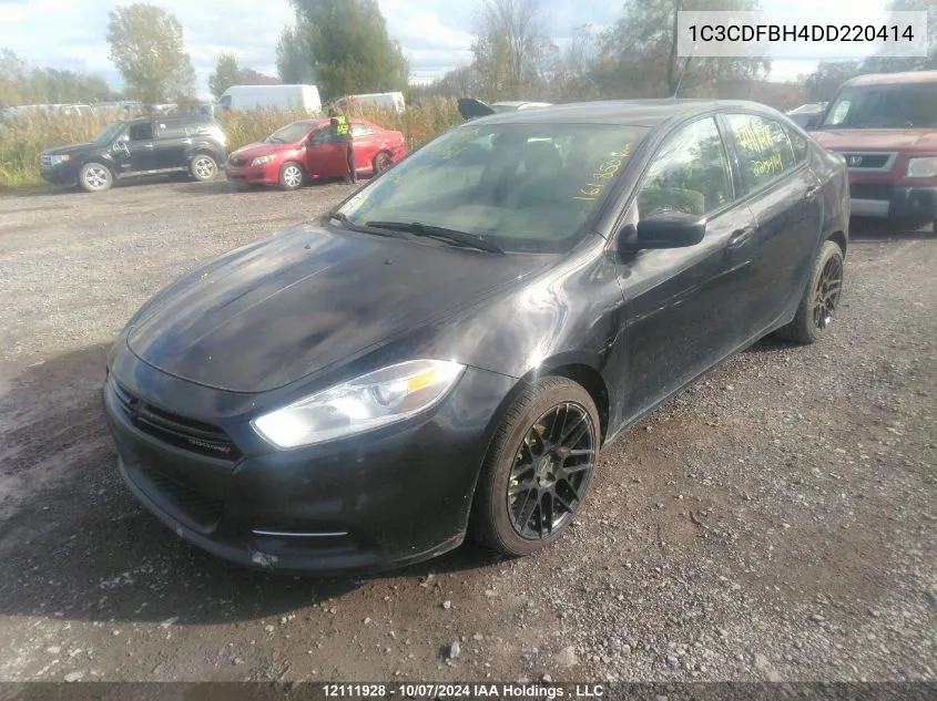 2013 Dodge Dart Sxt VIN: 1C3CDFBH4DD220414 Lot: 12111928