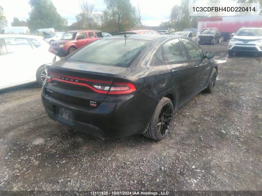 1C3CDFBH4DD220414 2013 Dodge Dart Sxt