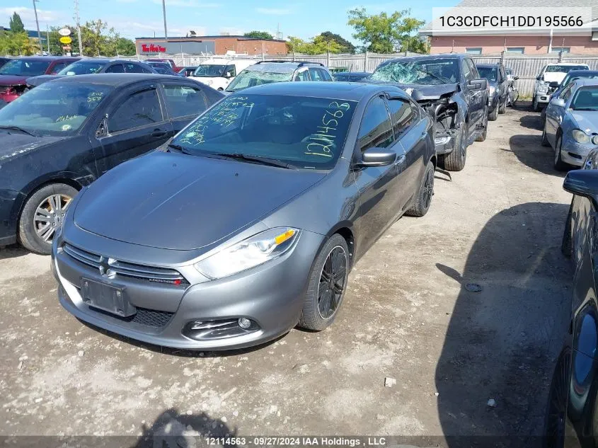 2013 Dodge Dart Limited/R/T VIN: 1C3CDFCH1DD195566 Lot: 12114563