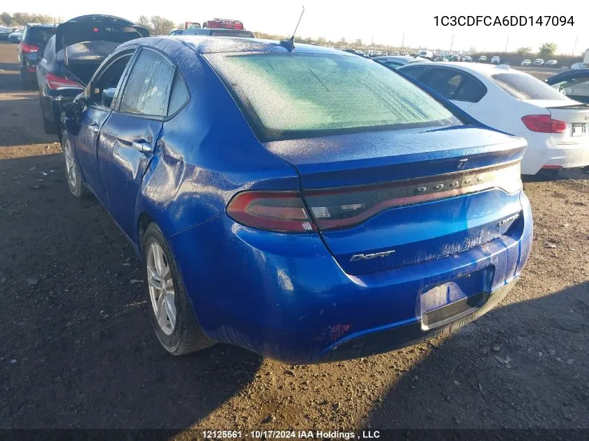 1C3CDFCA6DD147094 2013 Dodge Dart Limited/Gt