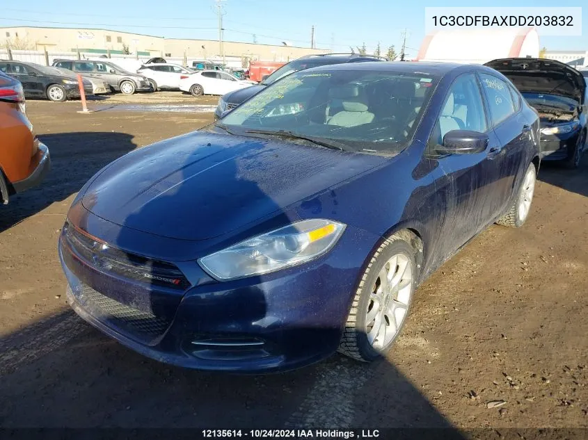 1C3CDFBAXDD203832 2013 Dodge Dart Sxt/Rallye