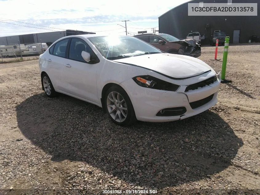 1C3CDFBA2DD313578 2013 Dodge Dart Sxt/Rallye