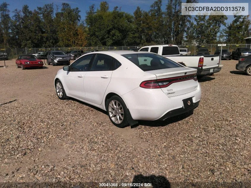 1C3CDFBA2DD313578 2013 Dodge Dart Sxt/Rallye