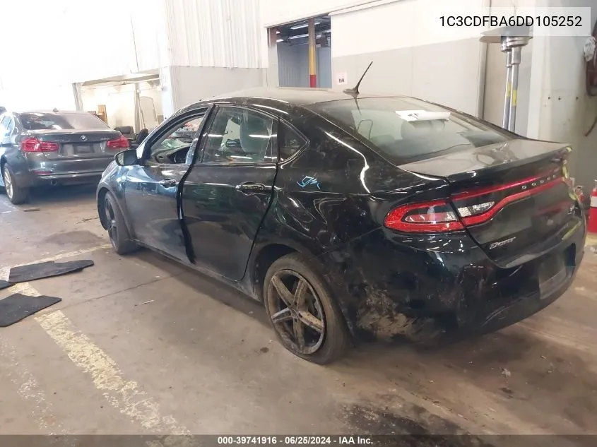 1C3CDFBA6DD105252 2013 Dodge Dart Sxt