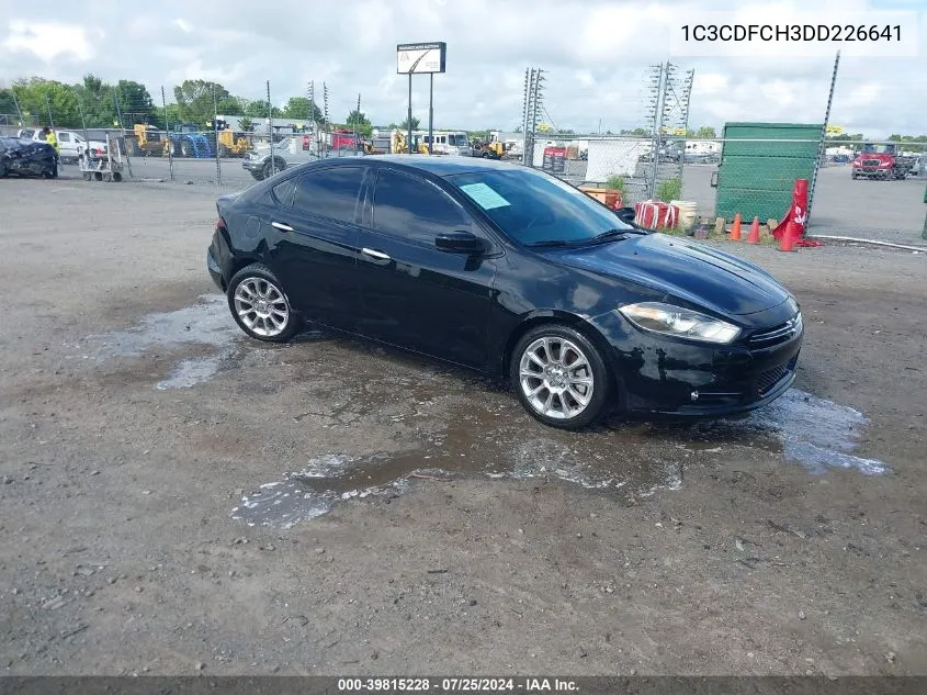 2013 Dodge Dart Limited VIN: 1C3CDFCH3DD226641 Lot: 39815228