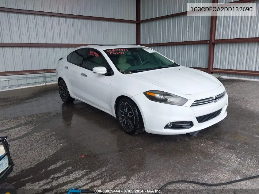 2013 Dodge Dart Limited VIN: 1C3CDFCA2DD132690 Lot: 39829444