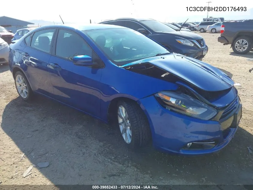 2013 Dodge Dart Rallye VIN: 1C3CDFBH2DD176493 Lot: 39852433