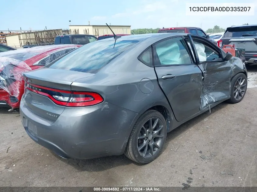 1C3CDFBA0DD335207 2013 Dodge Dart Sxt