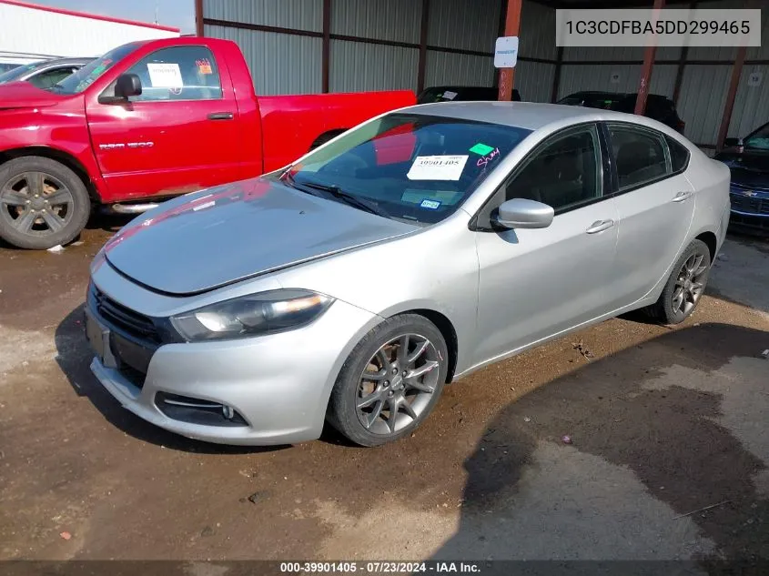 2013 Dodge Dart Sxt VIN: 1C3CDFBA5DD299465 Lot: 39901405