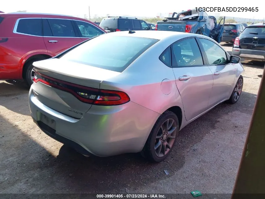 2013 Dodge Dart Sxt VIN: 1C3CDFBA5DD299465 Lot: 39901405