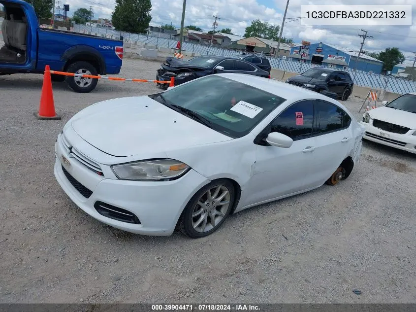 1C3CDFBA3DD221332 2013 Dodge Dart Sxt