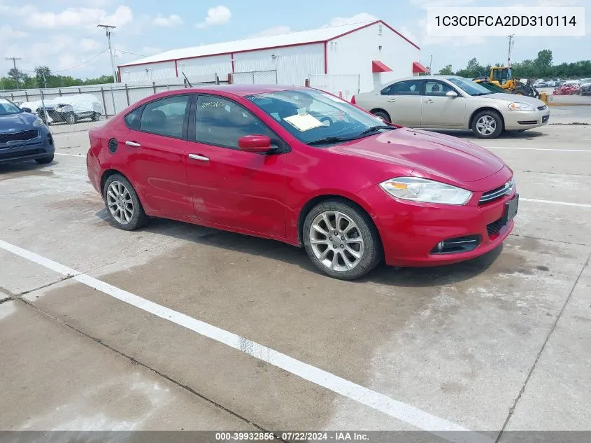 1C3CDFCA2DD310114 2013 Dodge Dart Limited