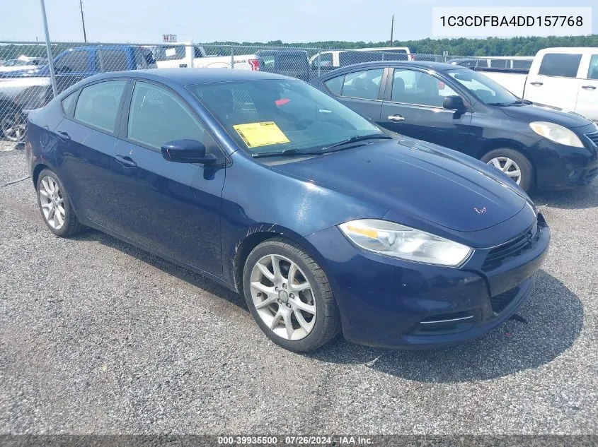 1C3CDFBA4DD157768 2013 Dodge Dart Sxt