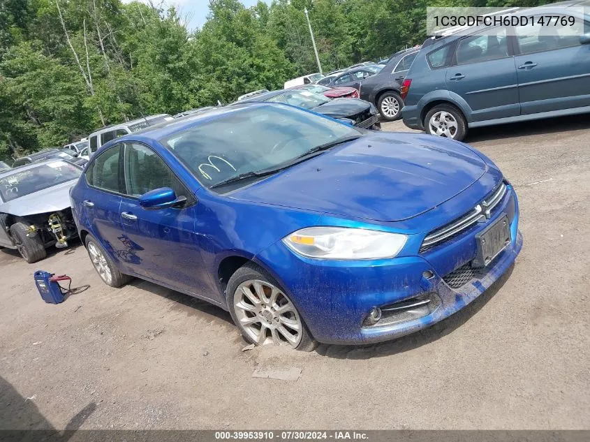 1C3CDFCH6DD147769 2013 Dodge Dart Limited