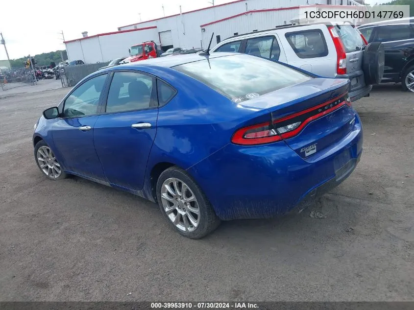 2013 Dodge Dart Limited VIN: 1C3CDFCH6DD147769 Lot: 39953910