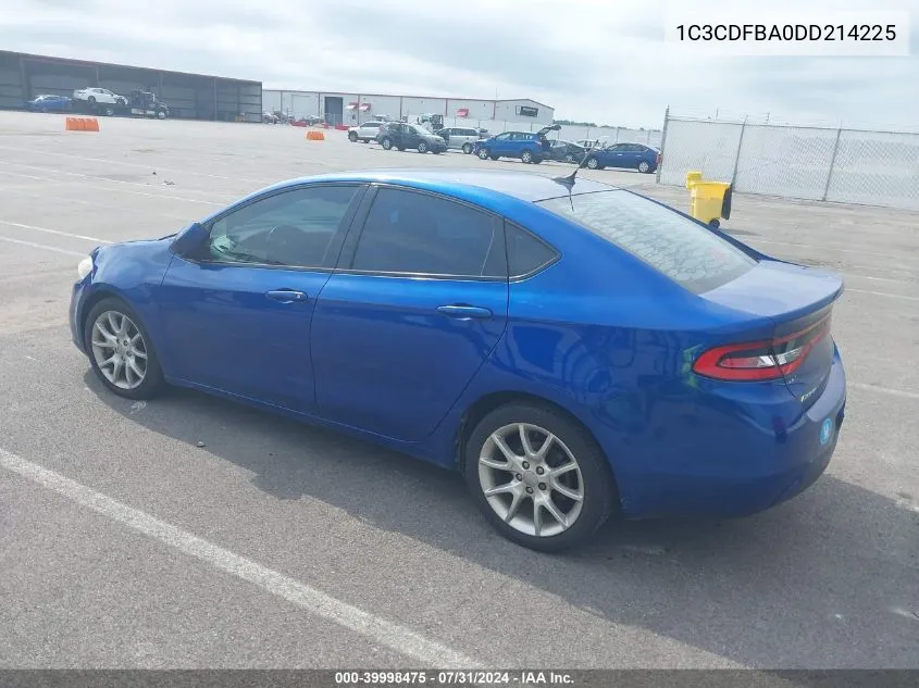 1C3CDFBA0DD214225 2013 Dodge Dart Sxt