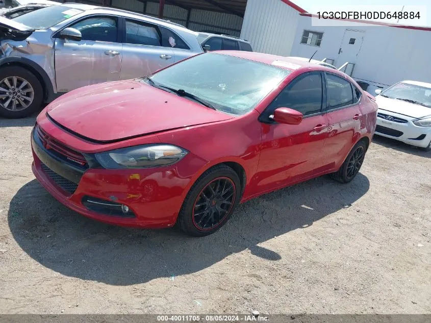 1C3CDFBH0DD648884 2013 Dodge Dart Rallye