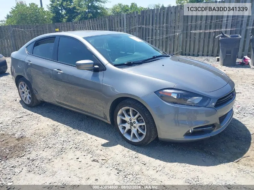 1C3CDFBA3DD341339 2013 Dodge Dart Sxt