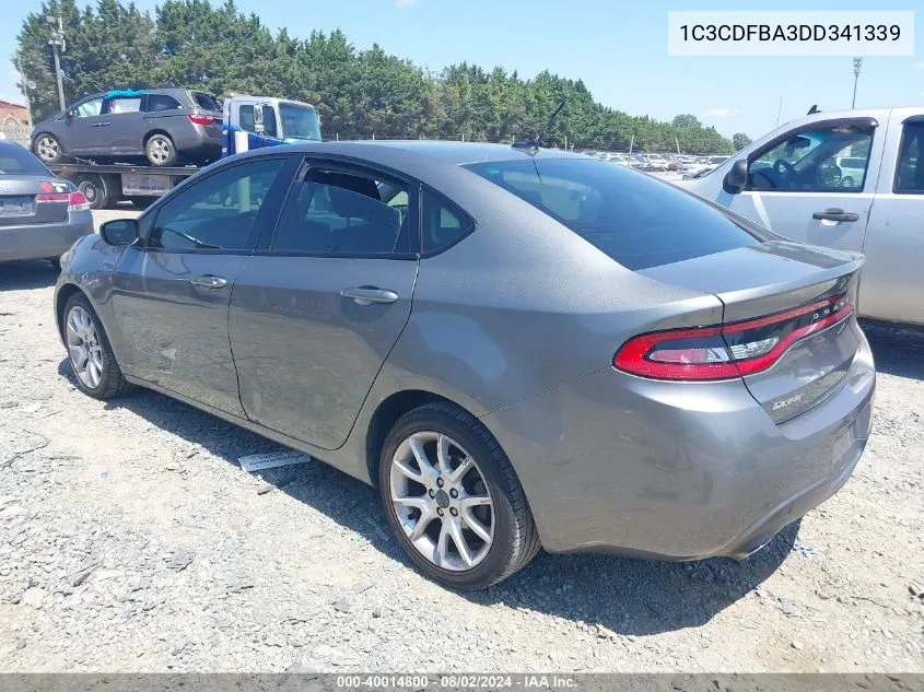 1C3CDFBA3DD341339 2013 Dodge Dart Sxt