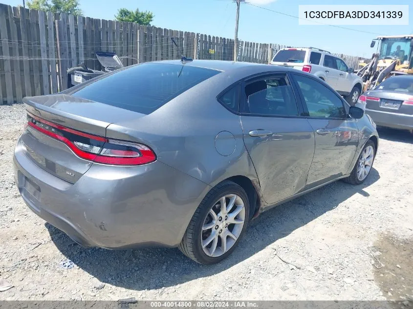 1C3CDFBA3DD341339 2013 Dodge Dart Sxt