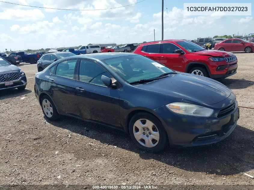 2013 Dodge Dart Se/Aero VIN: 1C3CDFAH7DD327023 Lot: 40019550