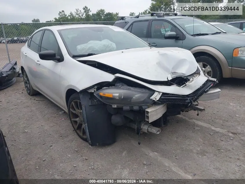 1C3CDFBA1DD339444 2013 Dodge Dart Sxt