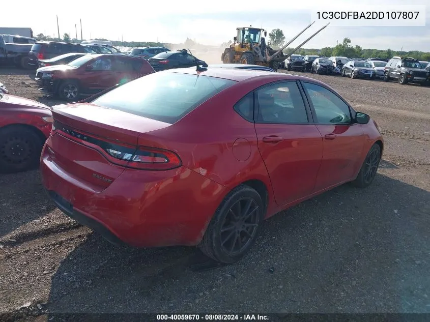 1C3CDFBA2DD107807 2013 Dodge Dart Rallye