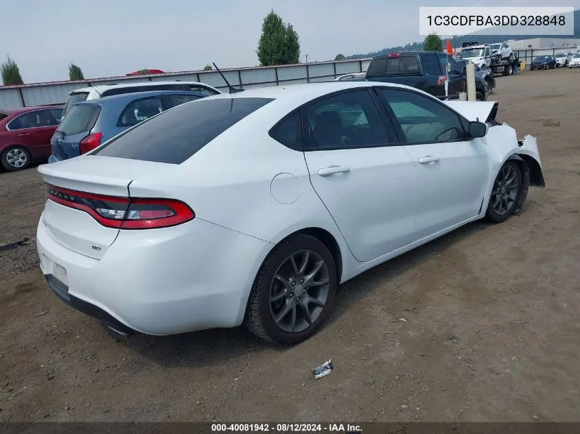 1C3CDFBA3DD328848 2013 Dodge Dart Sxt