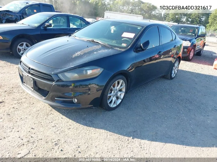 1C3CDFBA4DD321617 2013 Dodge Dart Sxt