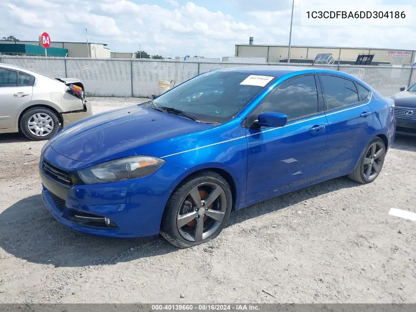 2013 Dodge Dart Sxt/Rallye VIN: 1C3CDFBA6DD304186 Lot: 40139660