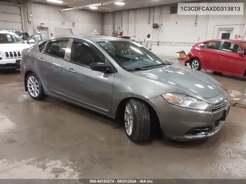 2013 Dodge Dart Limited VIN: 1C3CDFCAXDD313813 Lot: 40153274